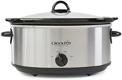 7 Quart Oval Manual Slow Cooker – Stainless Steel - Curated Catalog D1