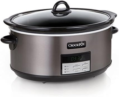 8 Quart Programmable Slow Cooker with Auto Warm - Curated Catalog X8