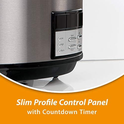 8 Quart Programmable Slow Cooker with Auto Warm - Curated Catalog X8
