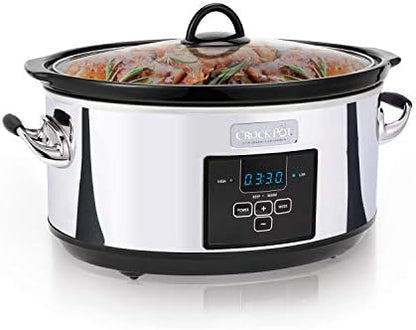 7 Quart Programmable Slow Cooker – Polished Platinum - Curated Catalog G3