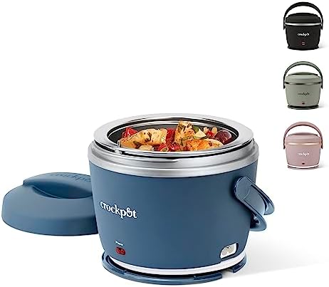 Electric Lunch Box Food Warmer 20oz – Faded Blue - Curated Catalog Y6