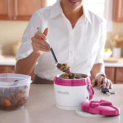 Lunch Crock Portable Food Warmer 20oz – Pink - Curated Catalog S4