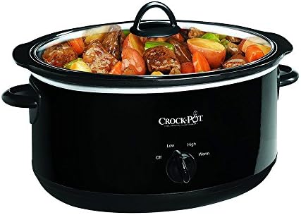 8 Quart Manual Slow Cooker – Black - Curated Catalog T6