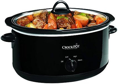 8 Quart Manual Slow Cooker – Black - Curated Catalog T6