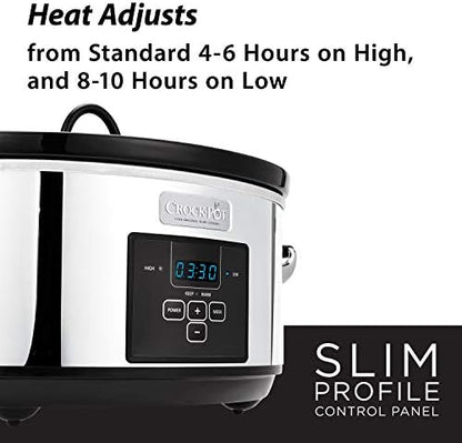 7 Quart Programmable Slow Cooker – Polished Platinum - Curated Catalog G3