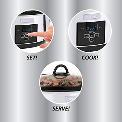 7 Quart Programmable Slow Cooker – Polished Platinum - Curated Catalog G3