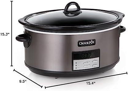 8 Quart Programmable Slow Cooker with Auto Warm - Curated Catalog X8