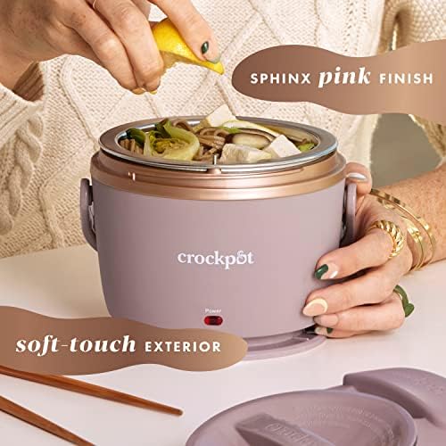 Electric Lunch Box Food Warmer 20oz – Blush Pink - Curated Catalog K3