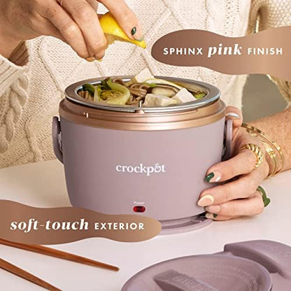Electric Lunch Box Food Warmer 20oz – Blush Pink - Curated Catalog K3