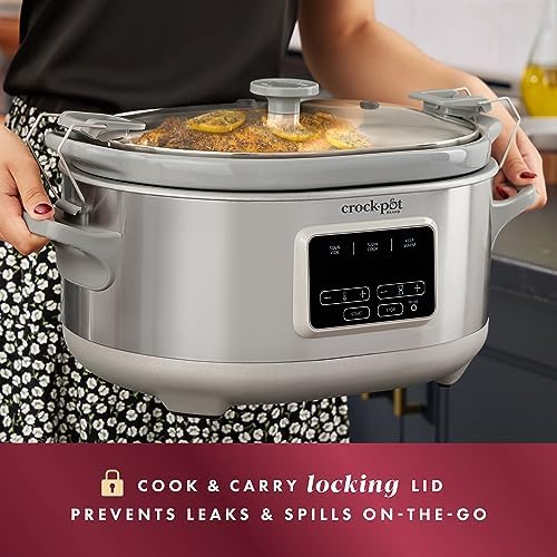 7 Quart Programmable Cook & Carry Slow Cooker - Curated Catalog A3