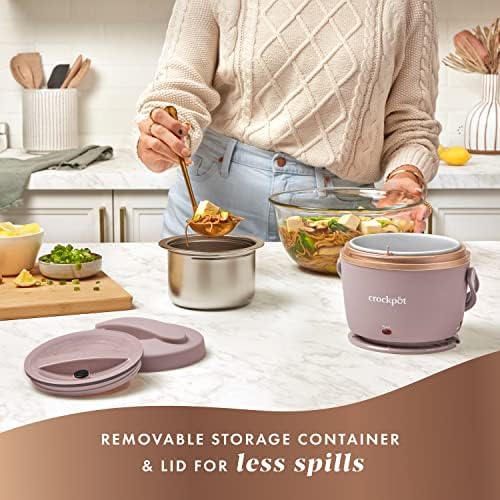 Electric Lunch Box Food Warmer 20oz – Blush Pink - Curated Catalog K3