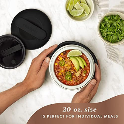 Electric Lunch Box Food Warmer 20oz – Black - Curated Catalog U7