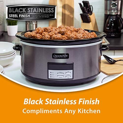 8 Quart Programmable Slow Cooker with Auto Warm - Curated Catalog X8