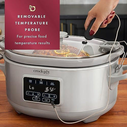 7 Quart Programmable Cook & Carry Slow Cooker - Curated Catalog A3