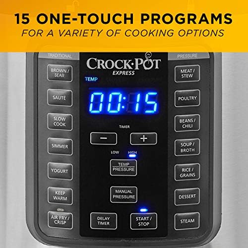 Express Crisp 8 Quart 10-in-1 Pressure Cooker - Curated Catalog U0