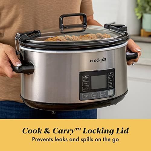 7 Quart Portable Programmable Slow Cooker with Timer - Curated Catalog P9