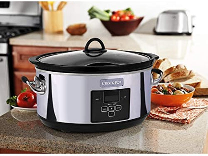 7 Quart Programmable Slow Cooker – Polished Platinum - Curated Catalog G3