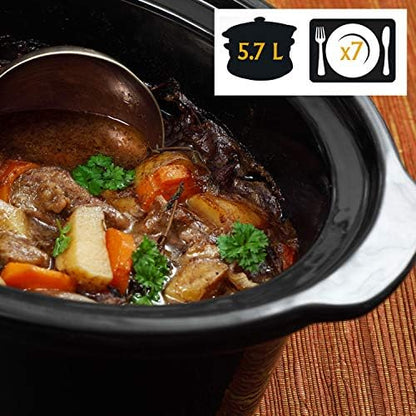 Cook & Carry 6 Quart Portable Slow Cooker - Curated Catalog L8