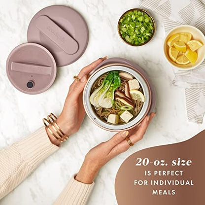 Electric Lunch Box Food Warmer 20oz – Blush Pink - Curated Catalog K3