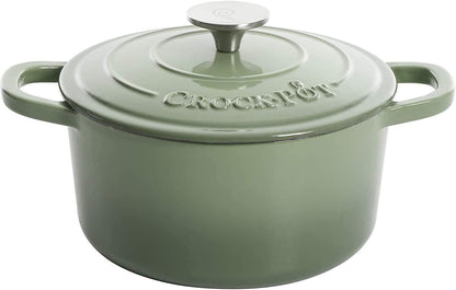 3 Quart Enameled Cast Iron Dutch Oven – Aqua - Curated Catalog G4