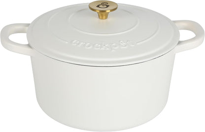 3 Quart Enameled Cast Iron Dutch Oven – Aqua - Curated Catalog F2
