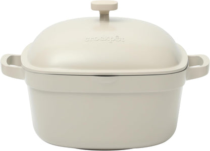 3 Quart Enameled Cast Iron Dutch Oven – Aqua - Curated Catalog G4