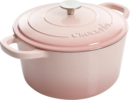 3 Quart Enameled Cast Iron Dutch Oven – Aqua - Curated Catalog F2