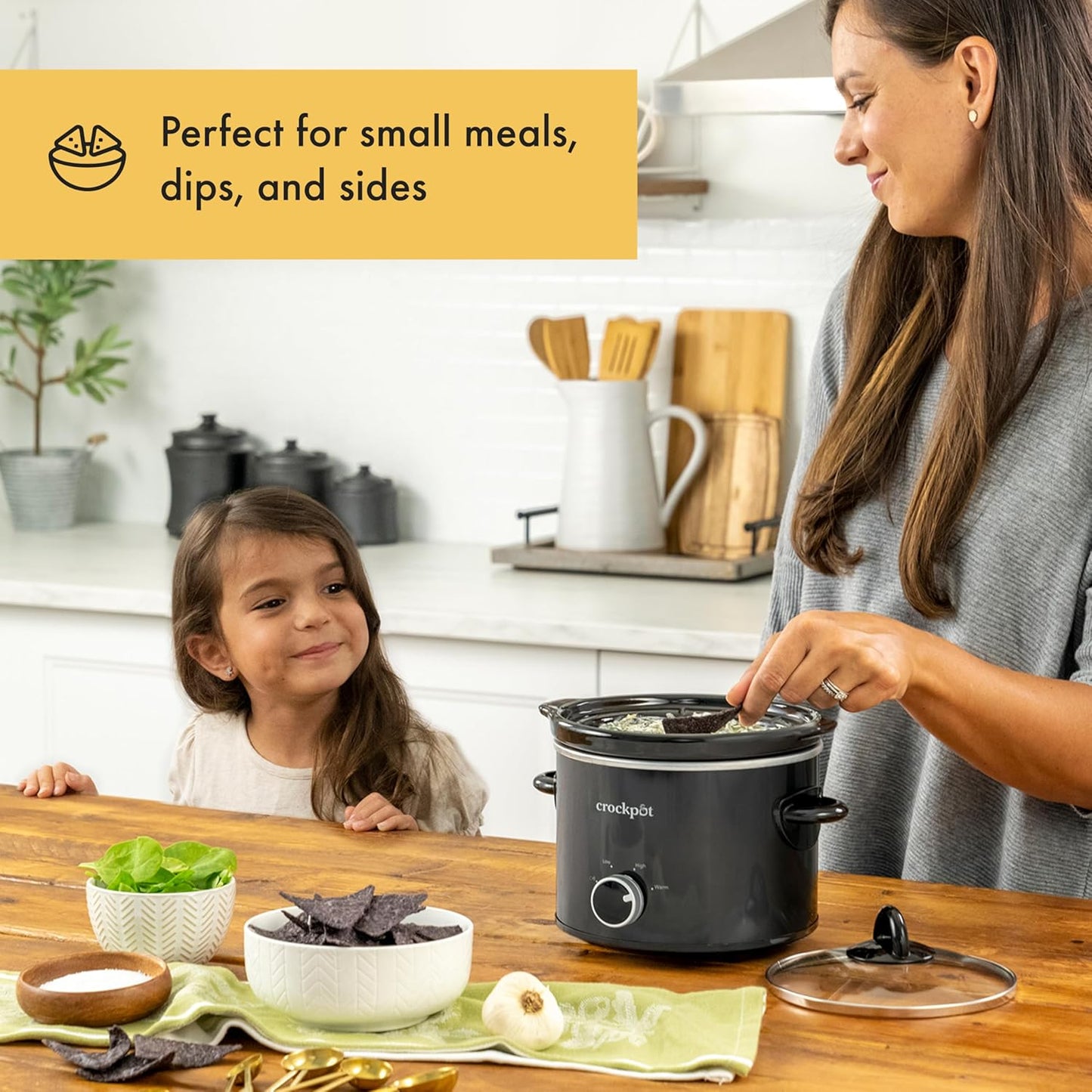 2 Quart Mini Slow Cooker – Classic Compact Cooker - Curated Catalog A8